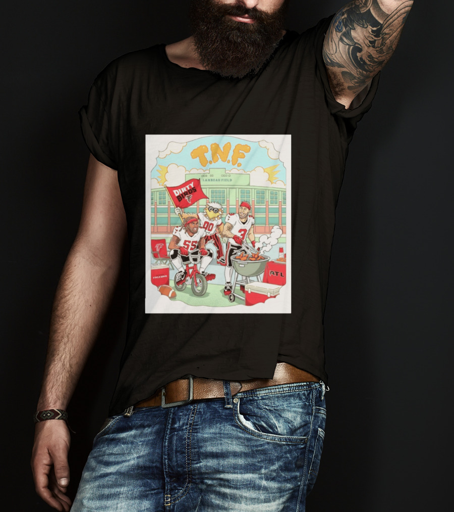 Atlanta Falcons Dirty Birds TNF Lambeau Field Tailgate Cooking T-Shirt