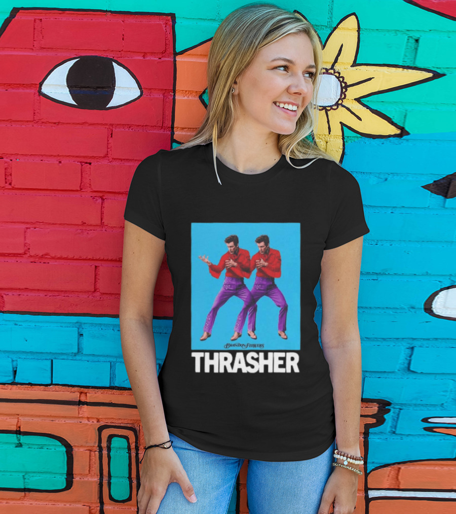 Brandon Flowers 2026 Thrasher Tour Double Vision T-Shirt