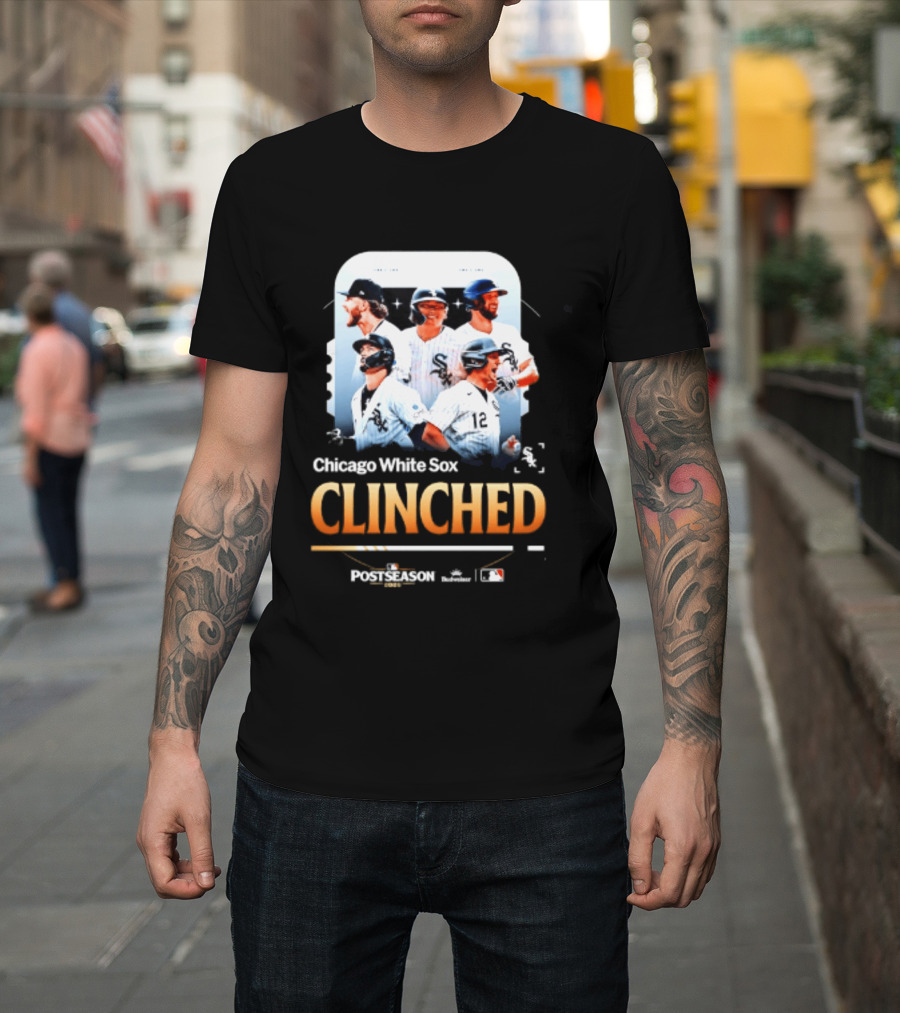 Chicago White Sox Clinched 2026 MLB Postseason Players Celebration T-Shirt
