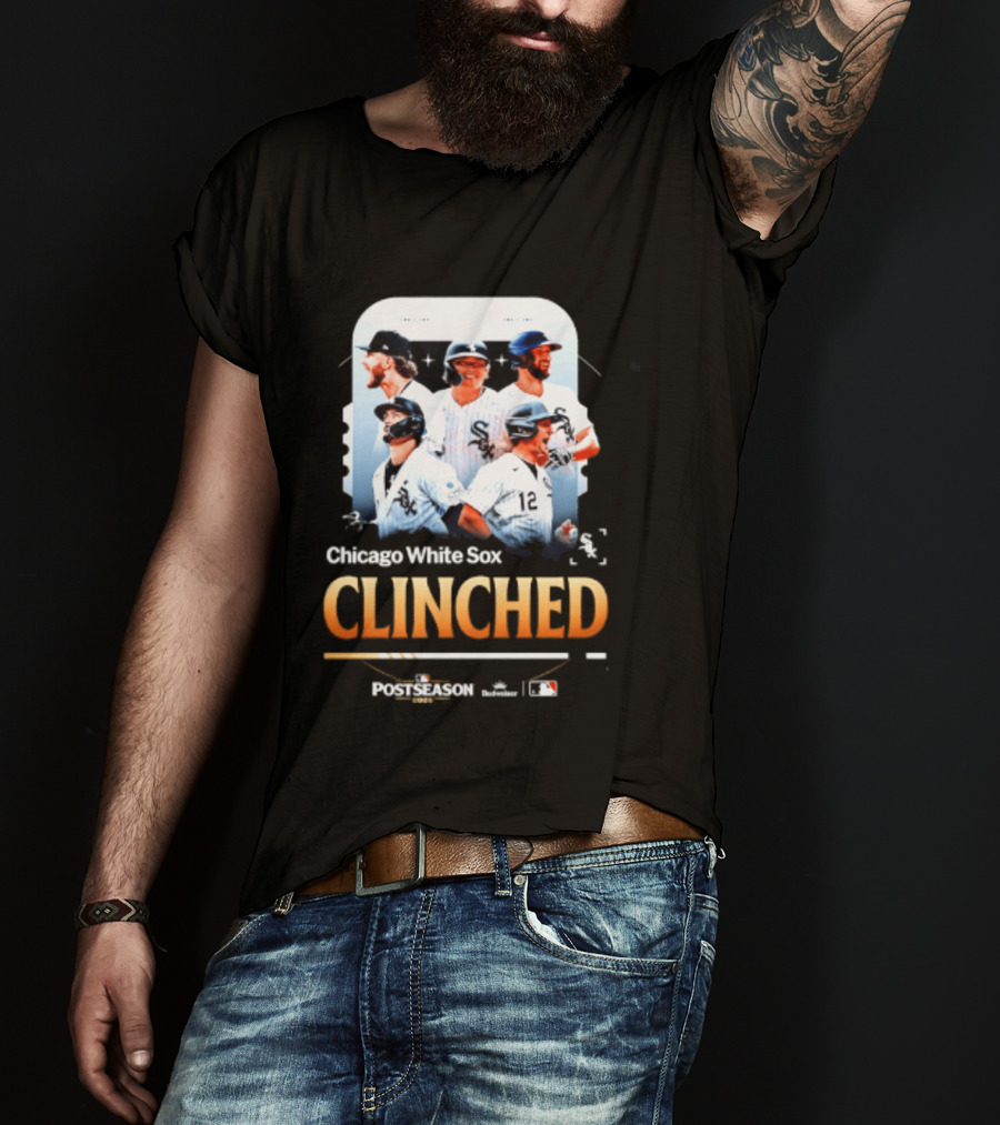 Chicago White Sox Clinched 2026 MLB Postseason Players Celebration T-Shirt