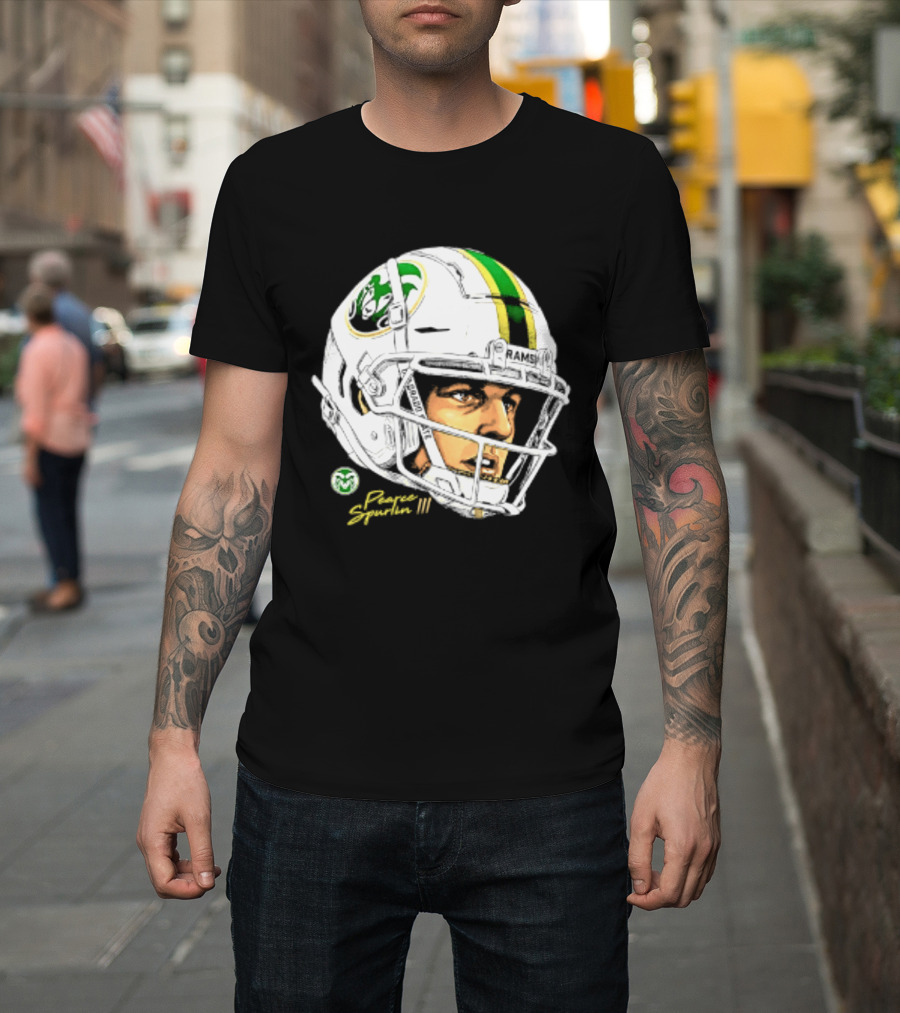 Darius Curry 3 Colorado State Rams NCAA Football Swag Head Prestigue Signature T-Shirt