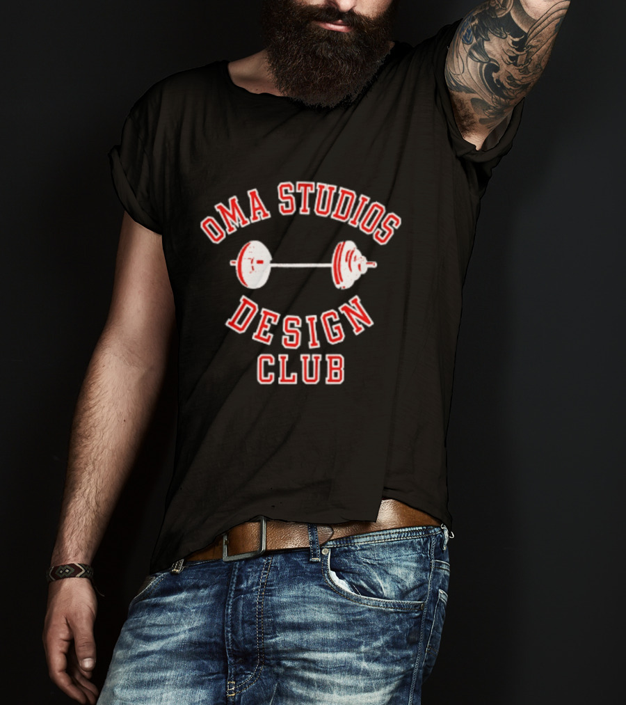 Oma Studios Barbell Club T-Shirt