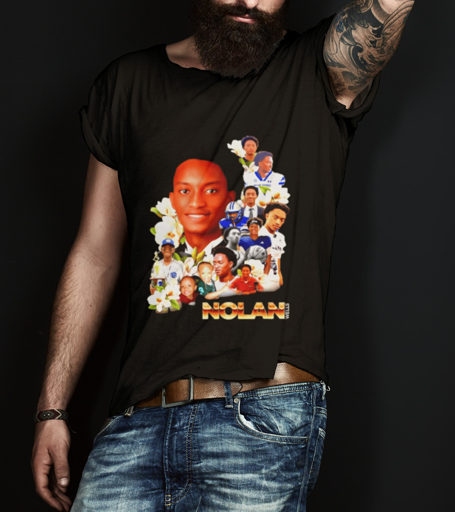 Justice For Nolan Wells 2026 Memorial Collage T-Shirt
