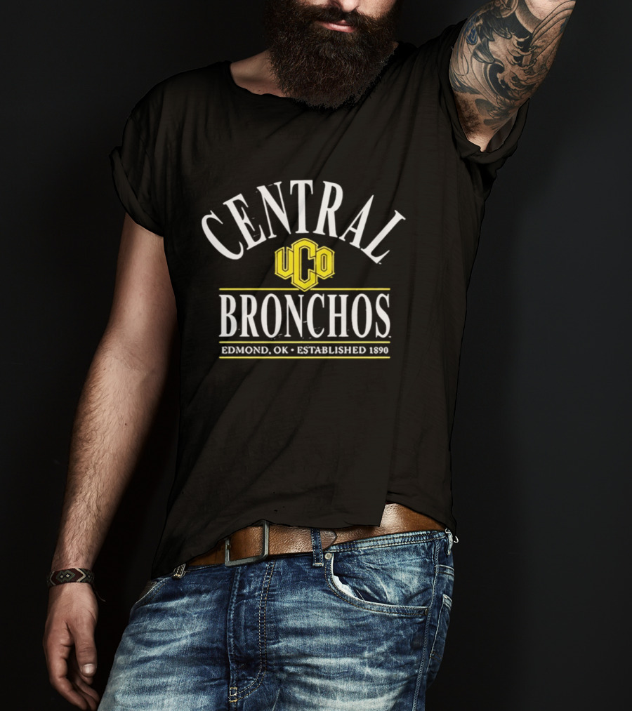 Central UCO Bronchos Edmond OK Established 1890 T-Shirt