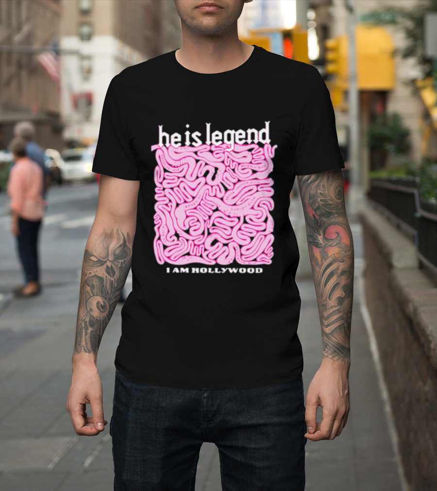 He Is Legend I Am Hollywood Los Angeles Streets Sunset Vine Melrose T-Shirt