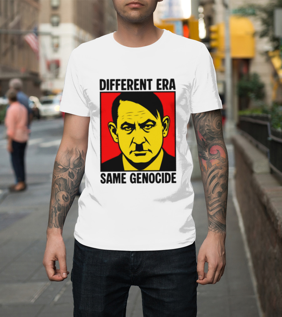 Different Era Same Genocide Protest Activism Iconic Political Commentary T-Shirt
