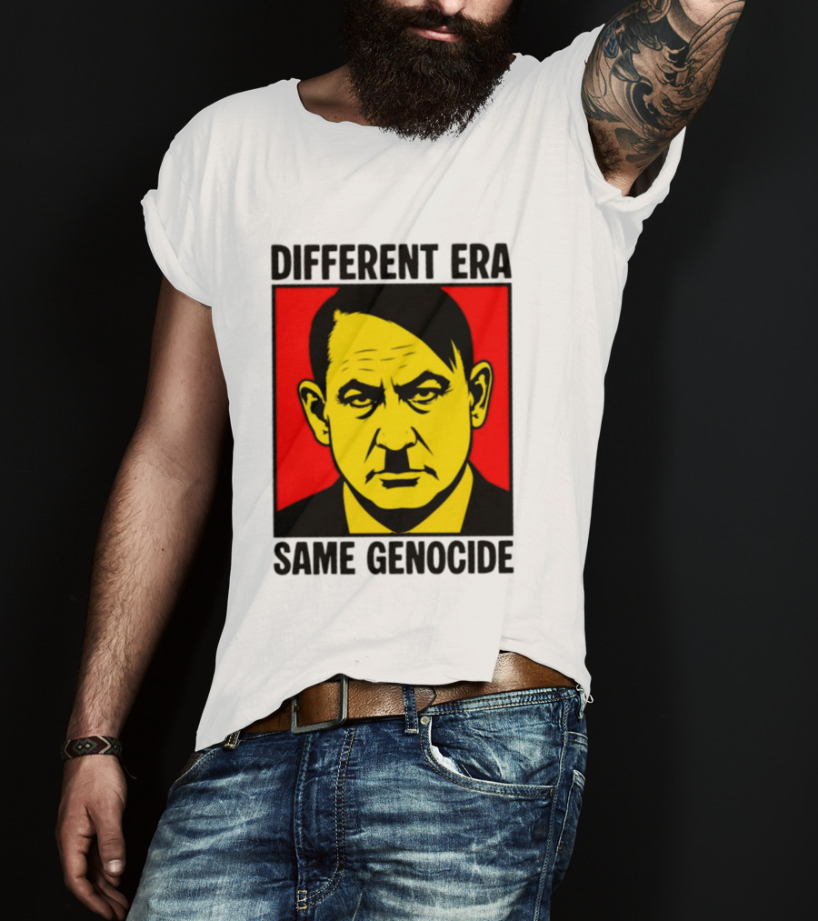 Different Era Same Genocide Protest Activism Iconic Political Commentary T-Shirt