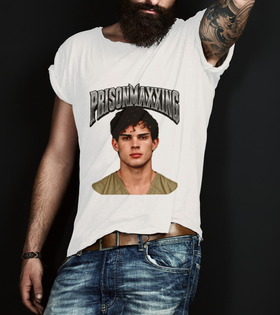 Prisonmaxxing Internet Meme Shot Concept T-Shirt
