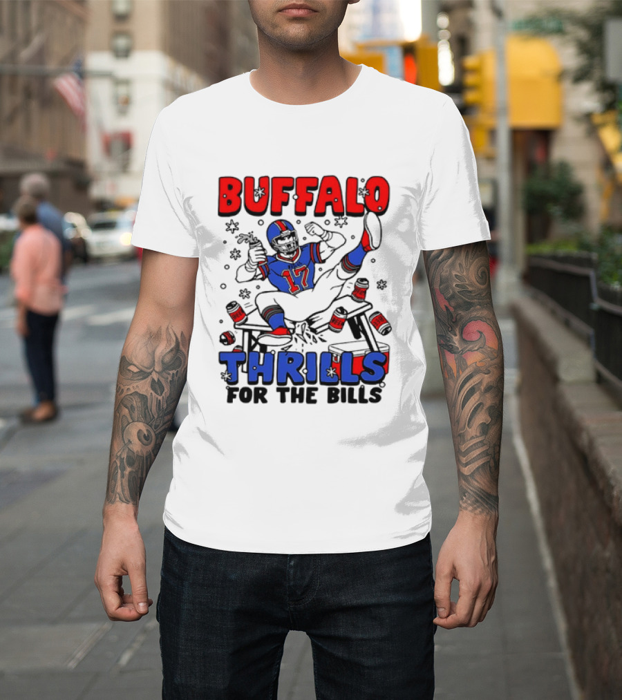 Buffalo Thrills For The Bills Football Celebration T-Shirt