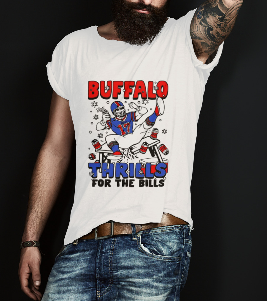 Buffalo Thrills For The Bills Football Celebration T-Shirt