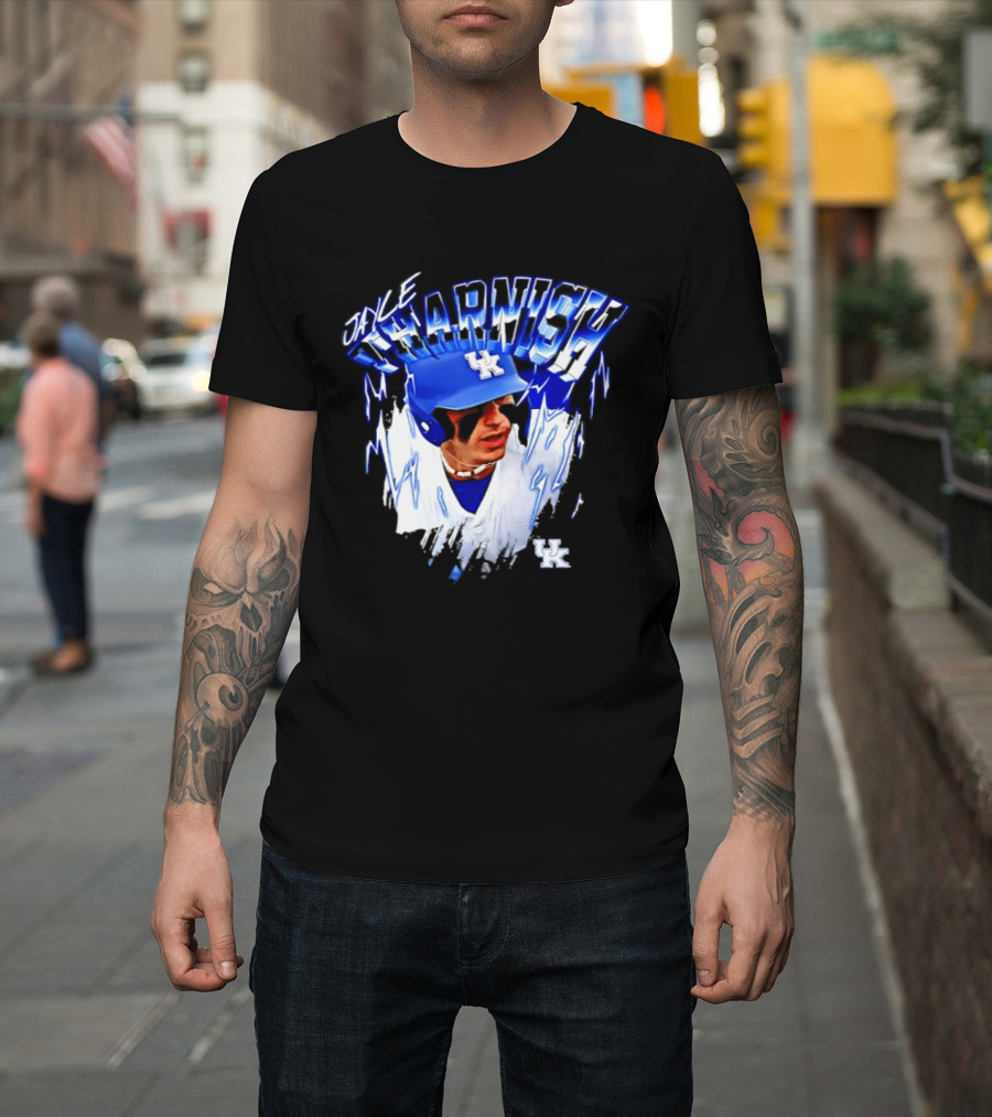 Jayce Tharnish Kentucky Wildcats Baseball UK Helm T-Shirt