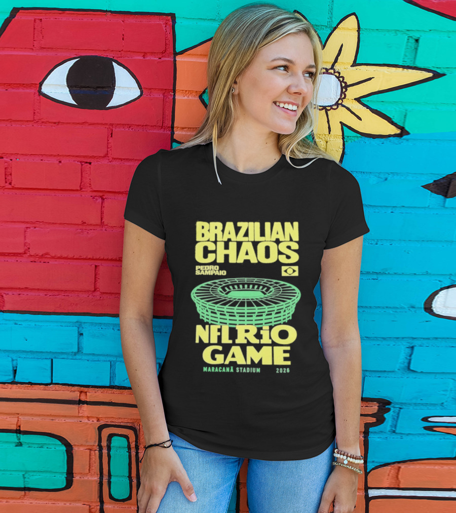 Brazilian Chaos NFL Rio Game Maracanã Stadium 2026 T-Shirt