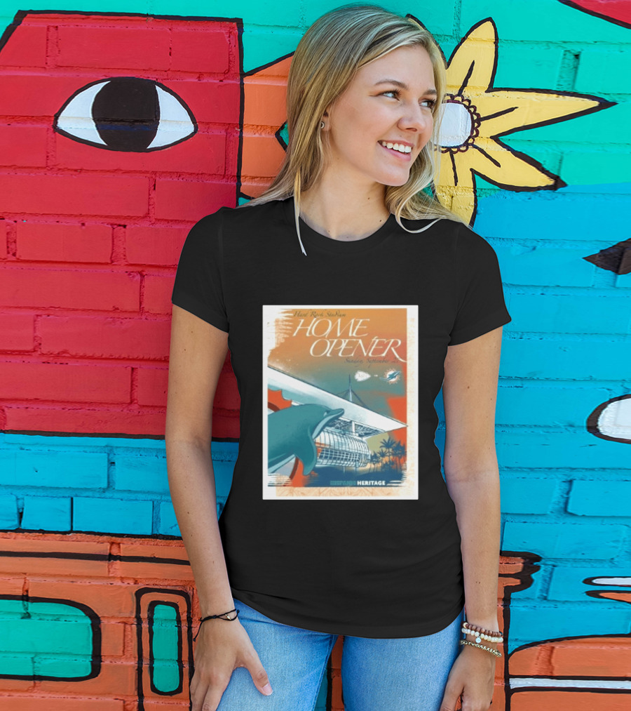 Hard Rock Stadium Home Opener Miami Dolphins Vs Kansas City Chiefs Sunday September 27 2026 Heritage T-Shirt