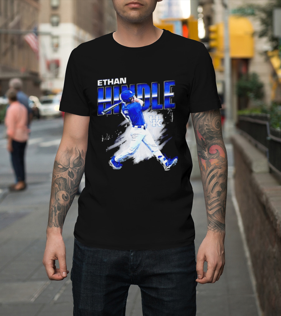 Ethan Hindle Kentucky Wildcats NCAA Baseball Player UK T-Shirt