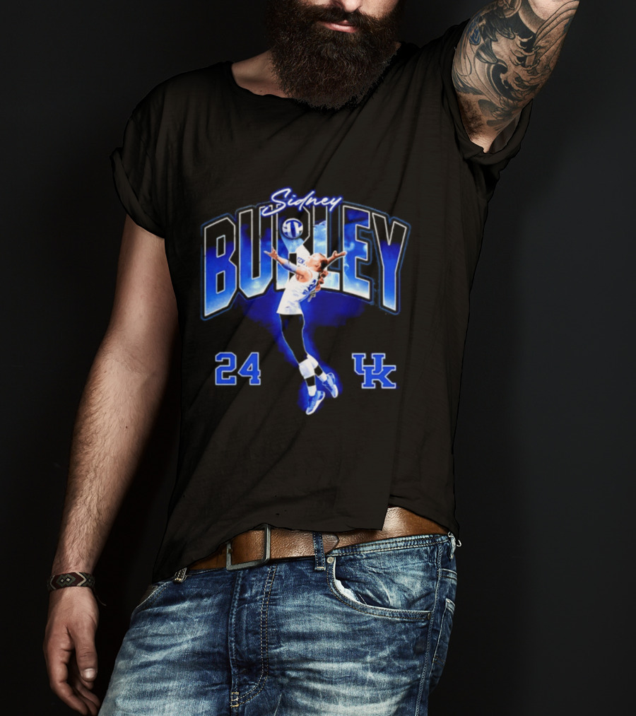 Sidney Burley 24 Kentucky Wildcats NCAA Volleyball T-Shirt