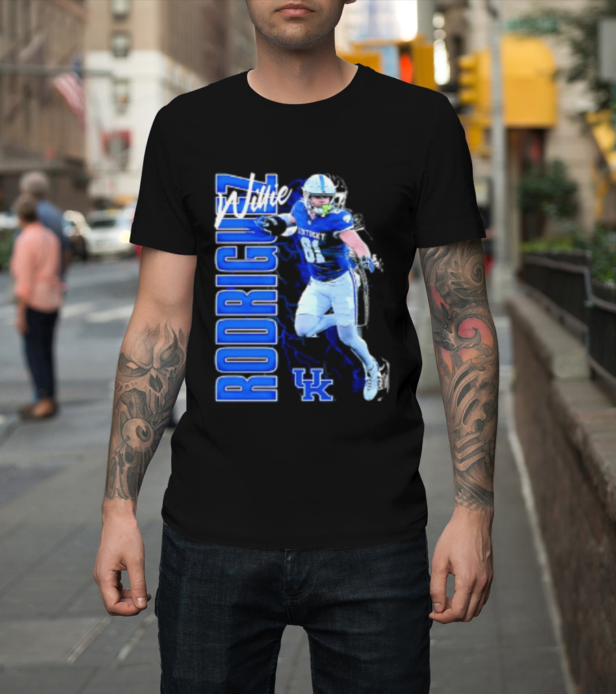 Willie Rodriguez Kentucky Wildcats NCAA Football UK T-Shirt