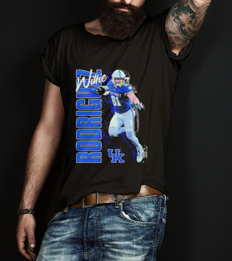 Willie Rodriguez Kentucky Wildcats NCAA Football UK T-Shirt