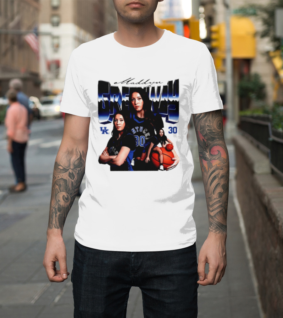 Maddyn Greenway 30 Kentucky Wildcats UK NTU Women's Basketball T-Shirt