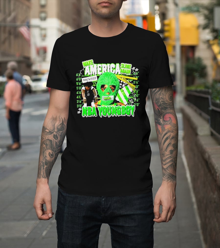 Make America Slime Again NBA Young Boy Tour T-Shirt