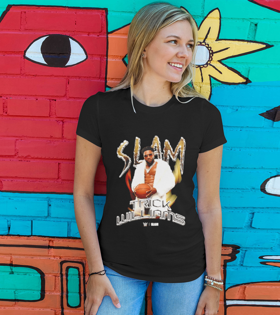 Trick Williams SLAM WWE Basketball Fashion Fusion T-Shirt