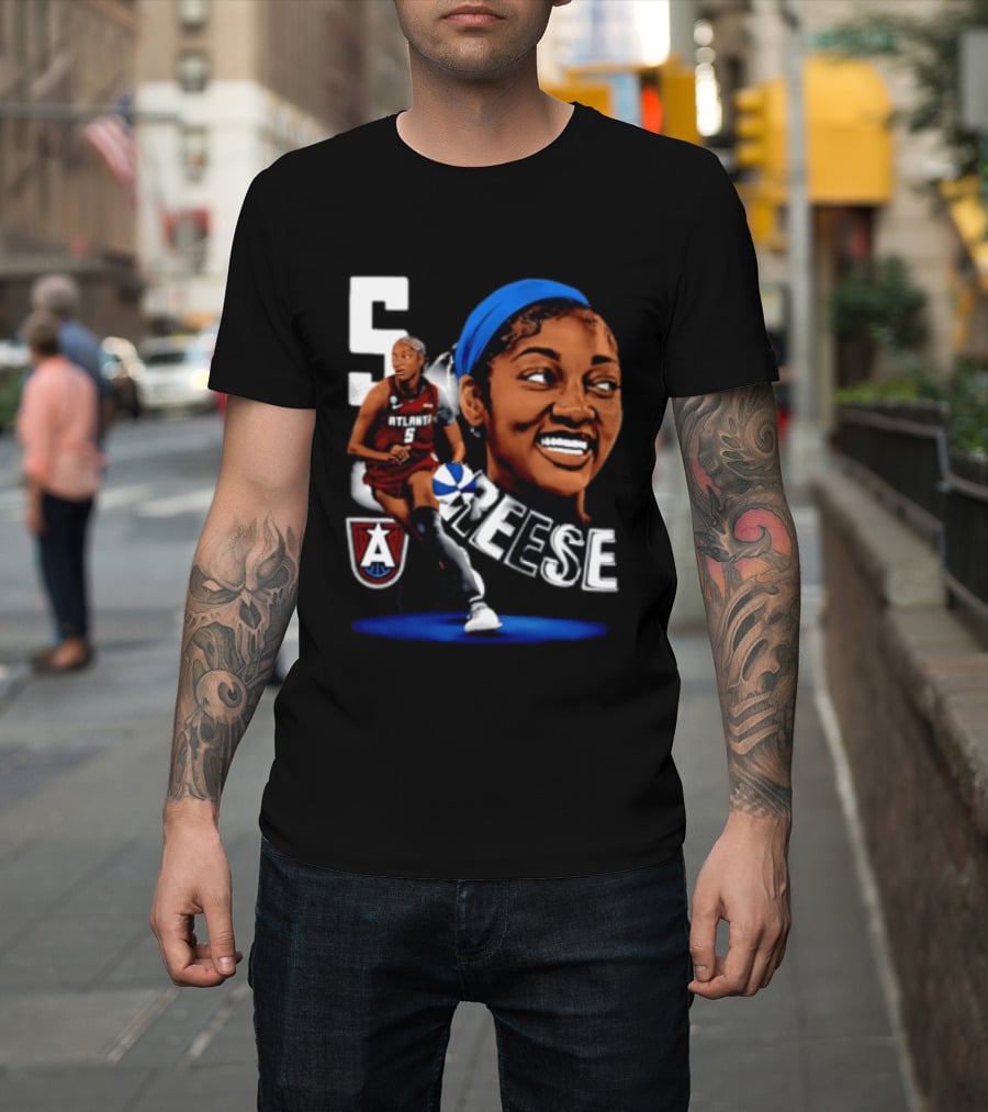 Angel Reese 5 Atlanta Dream WNBA Basketball Player Number 5 T-Shirt