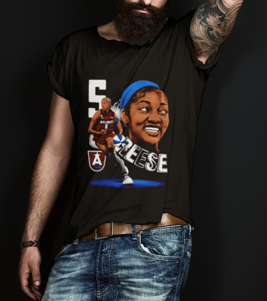 Angel Reese 5 Atlanta Dream WNBA Basketball Player Number 5 T-Shirt