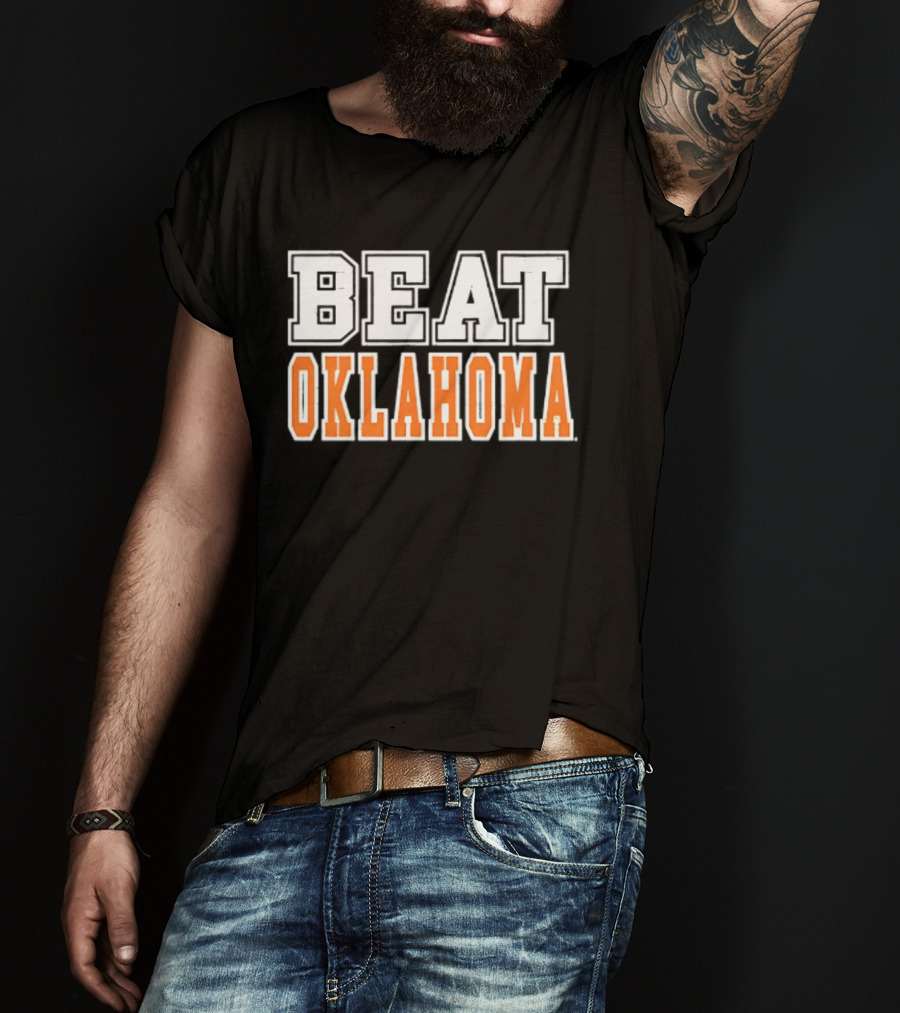 Beat Oklahoma Texas Longhorns NCAA Football Rivalry T-Shirt