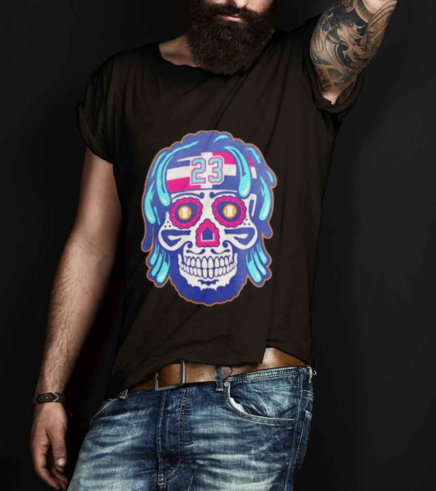 Fernando Tatis Jr. 23 San Diego Padres Sugar Skull T-Shirt