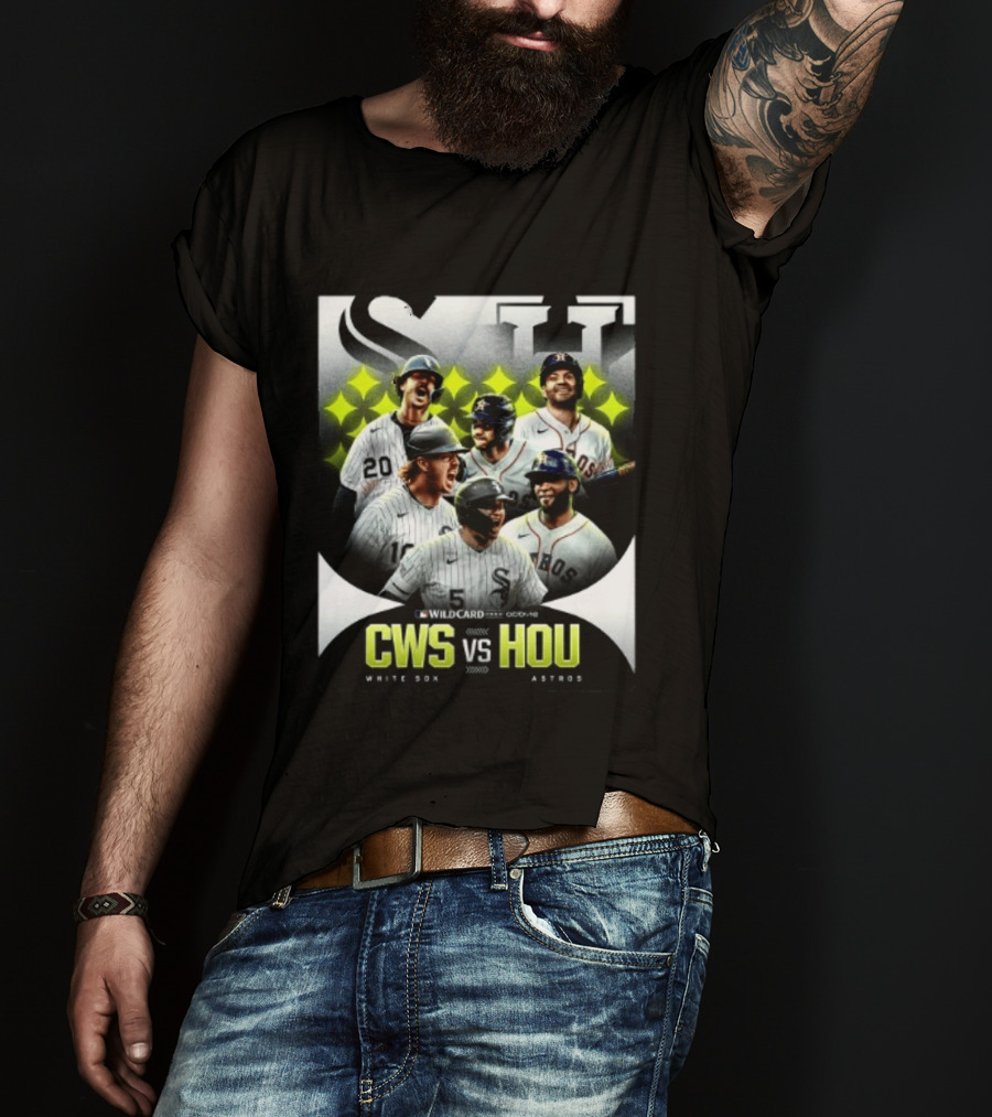 CWS Vs HOU 2026 MLB AL Wild Card White Sox Astros Rivalry T-Shirt