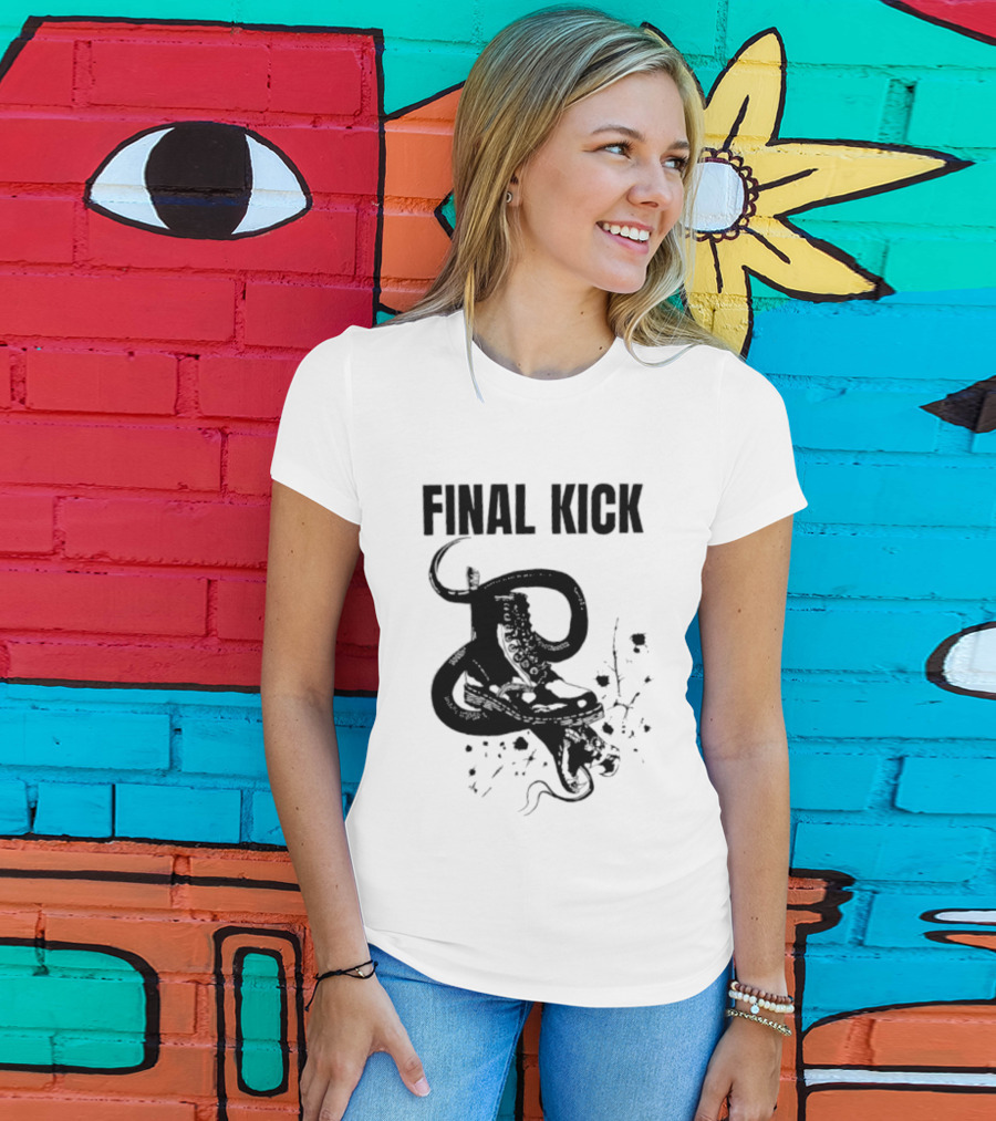 Final Kick Dr Martens Skinhead Punk Snake Boot And Snake T-Shirt