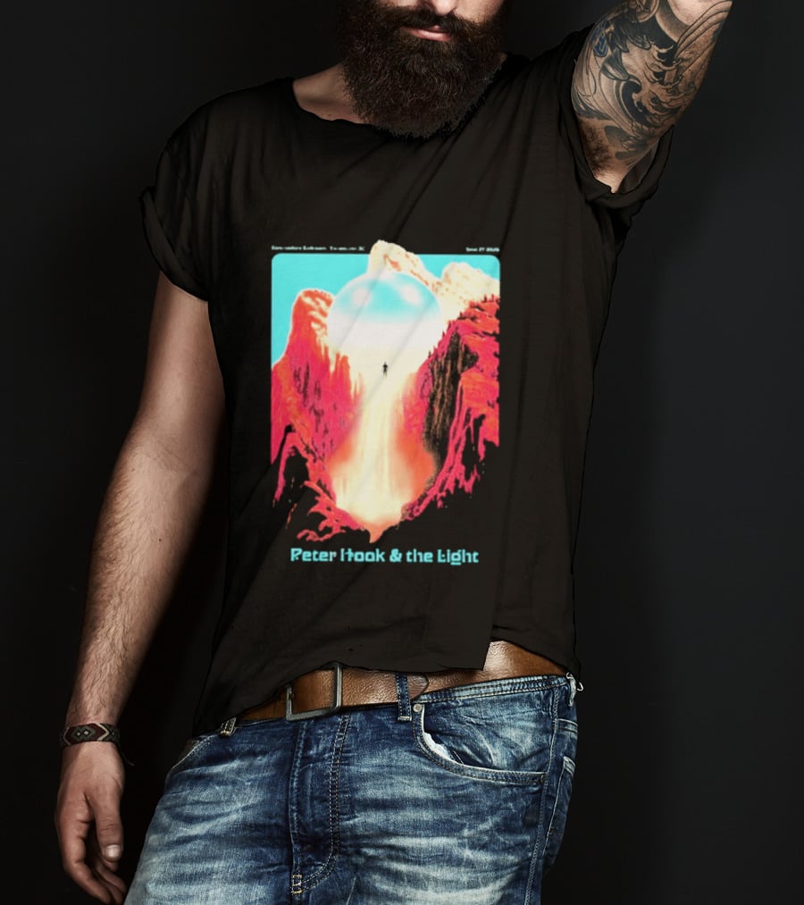 Peter Hook And The Light Vancouver BC Commodore Ballroom September 27 2026 Retro Futuristic Album Cover T-Shirt