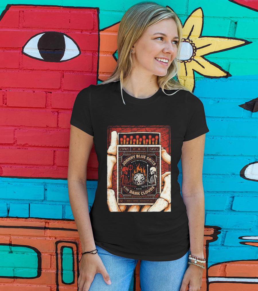 Johnny Blue Skies And The Dark Clouds Matchbox Mobile Center Kansas City MO September 26 2026 T-Shirt