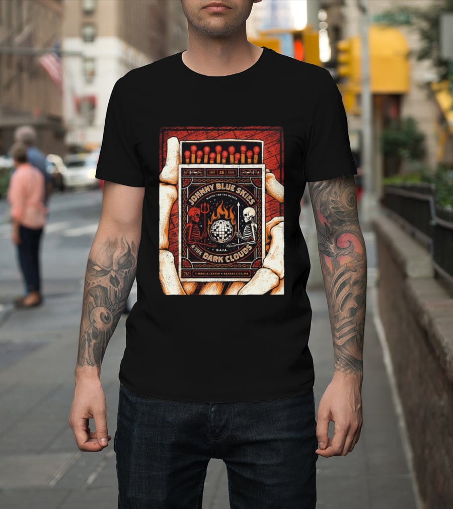 Johnny Blue Skies And The Dark Clouds Matchbox Mobile Center Kansas City MO September 26 2026 T-Shirt