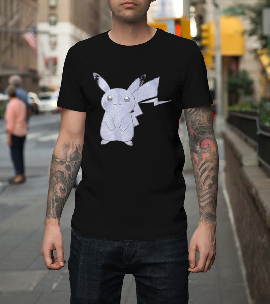 Thunderbolt Project Black Pikachu By Fragment And Pokémon Los Angeles T-Shirt