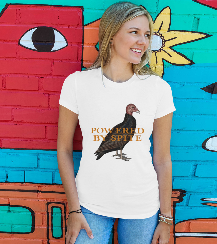 Powered By Spite Turkey Vulture T-Shirt