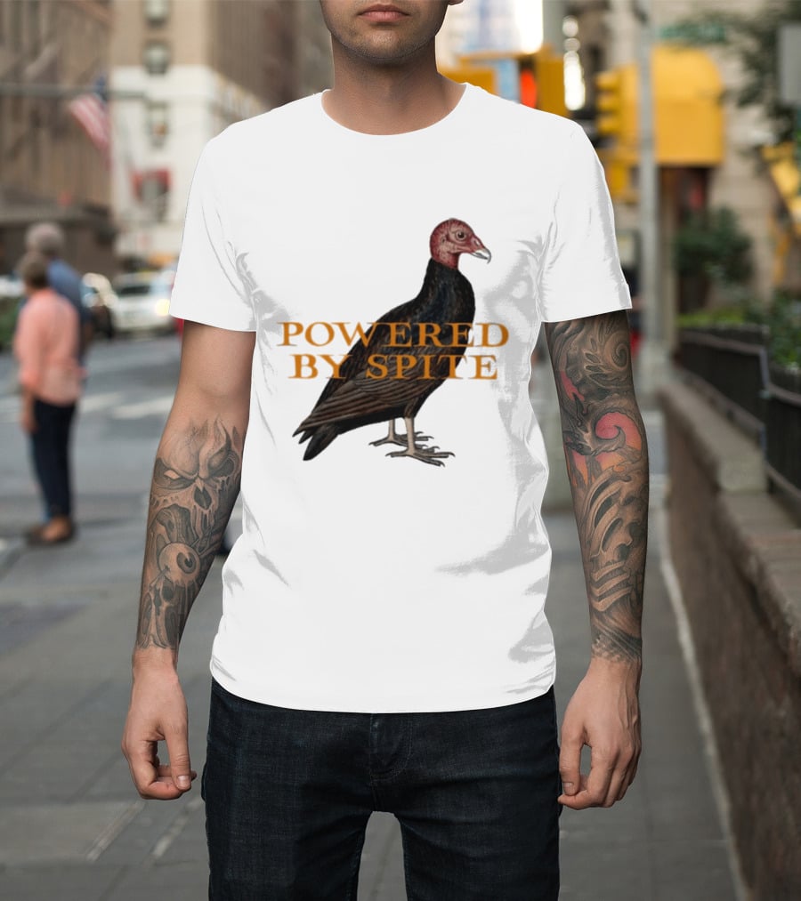 Powered By Spite Turkey Vulture T-Shirt