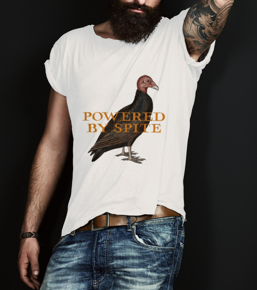 Powered By Spite Turkey Vulture T-Shirt