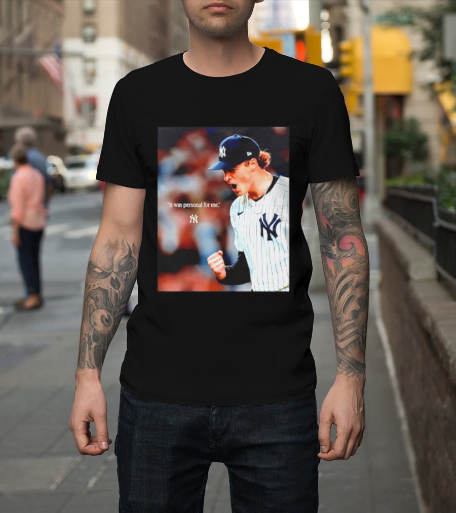 Ben Rice New York Yankees It Was Personal For Me Yankees Baseball T-Shirt