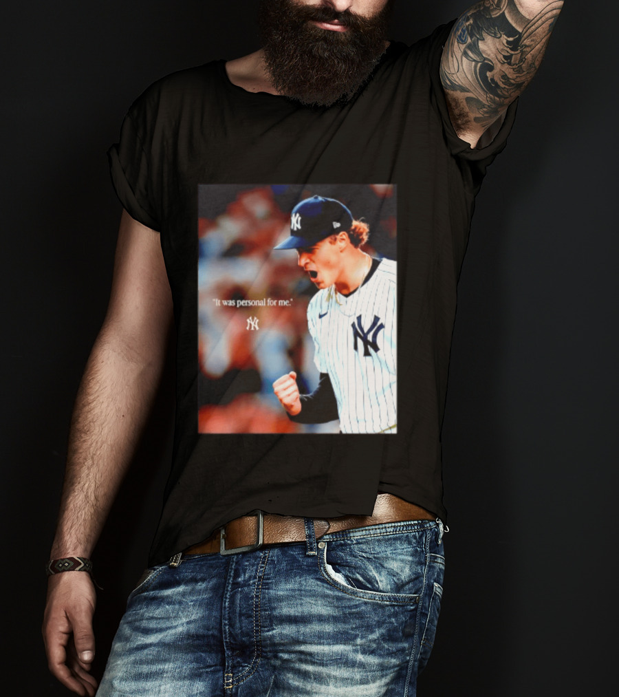 Ben Rice New York Yankees It Was Personal For Me Yankees Baseball T-Shirt