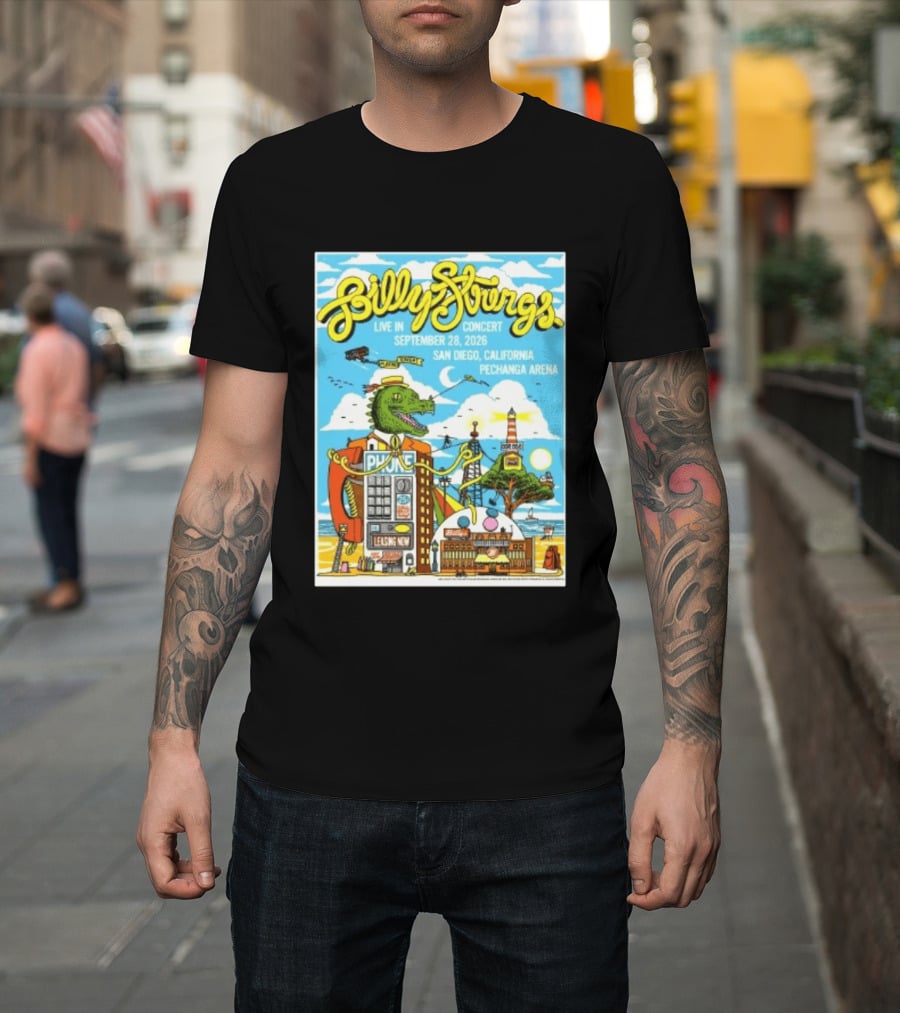 Billy Strings Live In Concert September 28 2026 San Diego Pechanga Arena T-Shirt