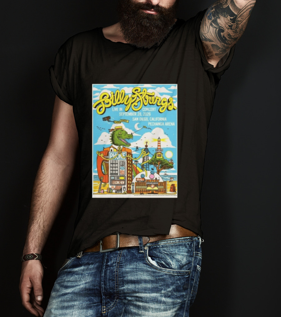 Billy Strings Live In Concert September 28 2026 San Diego Pechanga Arena T-Shirt