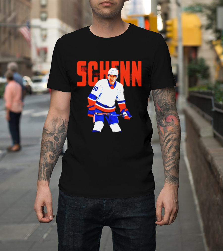 New York Islanders Brayden Schenn Grunge T-Shirt