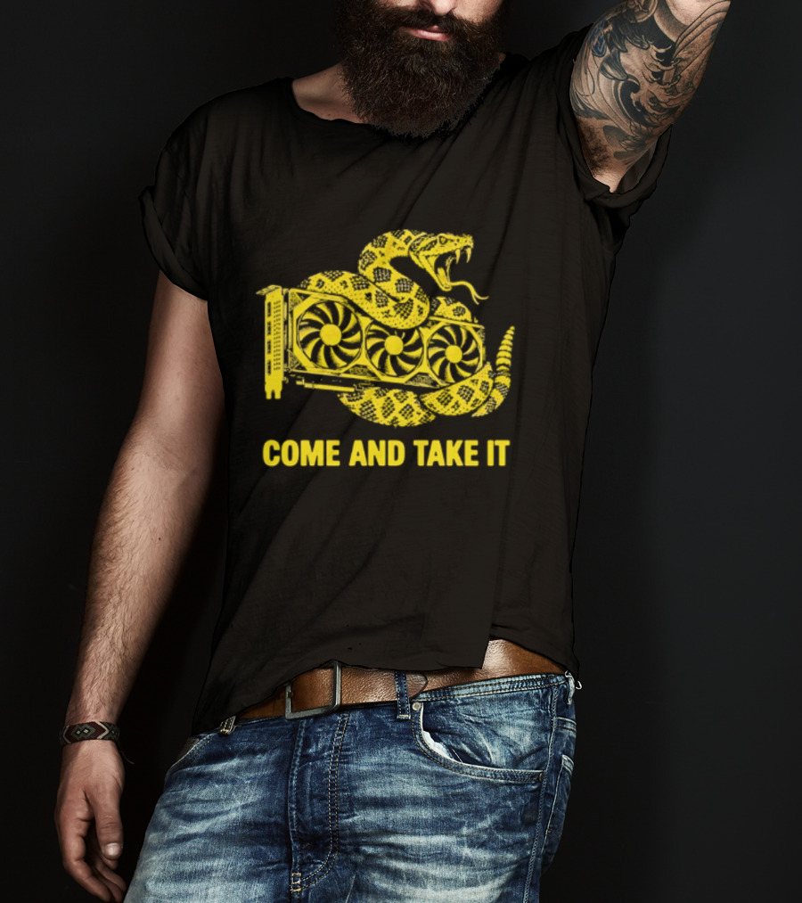 Come And Take It Snake GPU Graphic Card T-Shirt