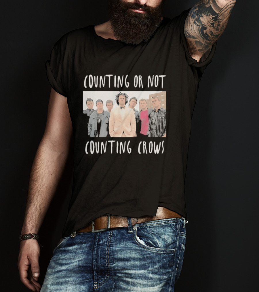 Counting Or Not Counting Crows Band Visual T-Shirt