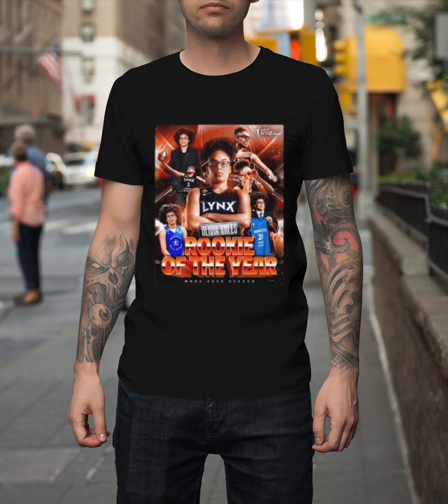 Olivia Miles Rookie Of The Year Lynx WNBA 2026 Season T-Shirt