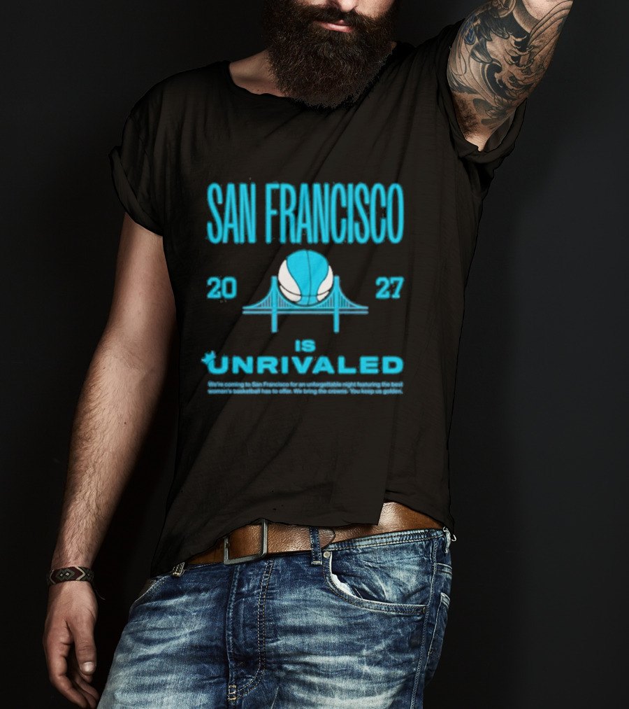 San Francisco 2023 Unrivaled Season 3 Bus Tour T-Shirt