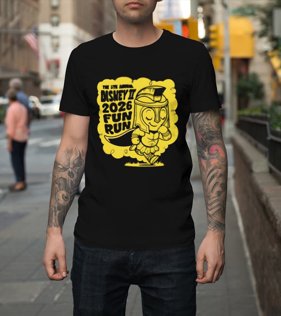 The 5th Annual Disney II 2026 Fun Run Harebrained Character Celebration T-Shirt