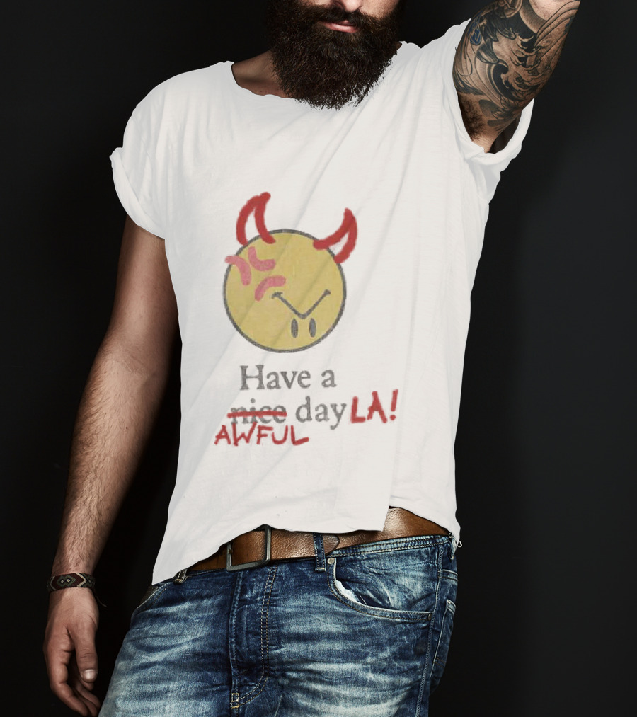 Isaiah Rashad Awful Day LA Anniversary Show 2026 Souvenir T-Shirt