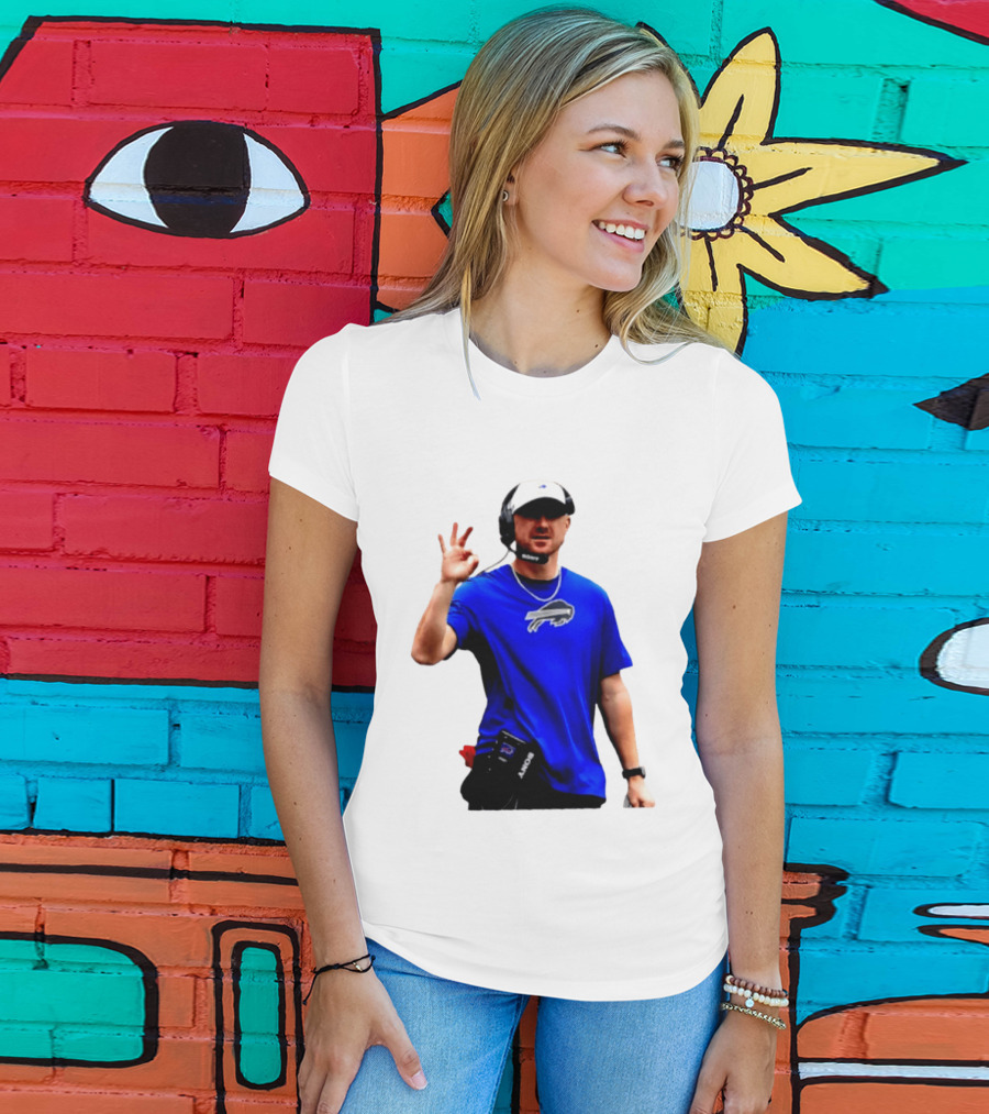 Joe Brady Buffalo Bills Coaching Moments Buffalo T-Shirt