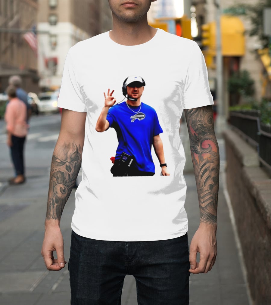 Joe Brady Buffalo Bills Coaching Moments Buffalo T-Shirt